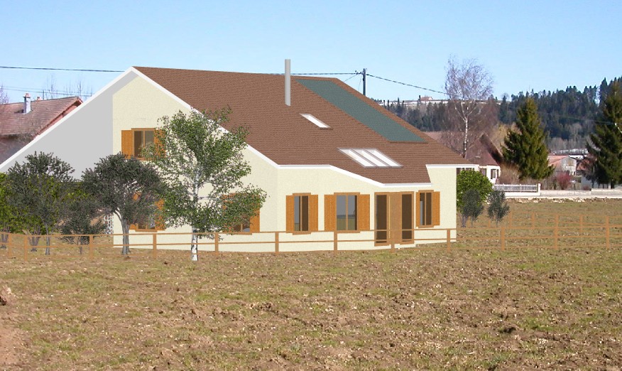maison rectangulaire — M. Henriet